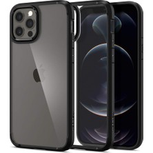 iPhone 12 / 12 Pro ile Uyumlu Kılıf Ultra Hybrid Matte Black - ACS01703