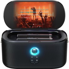 Ikarao Yetişkinler Için Karaoke Makinesi, Şarkı Sözleri Ekranlı, 10.1 Inç Ekran, 280W, 2+2 Kanal, 2