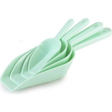 Promosyonca Erzak Küreği, 4 Parça Set (Yeşil)