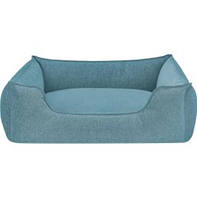 Alpha Mirandus Turkuaz Köpek Yatağı L 85X105CM