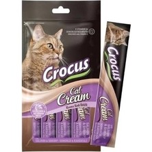 VENTO STORE Crocus Somonlu ve Karidesli Sıvı Kedi Ödül Maması 15 gr x 4 Adet
