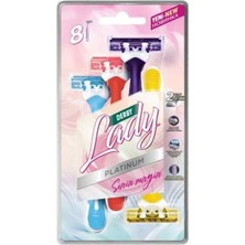 VENTO STORE Derby Lady 2 Bıçaklı Platinum 8'li Blister