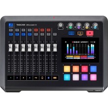 VENTO STORE Tascam Mıxcast 4 Podcast Yayını Için 4 Kanal Mikser & Kaydedici ve USB Ses Arabirimi