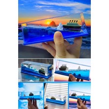 VENTO STORE Batmayan Aşk Gemisi Titanik Batmayan Gemi Akvaryum Hediyelik Batmayan Gemi