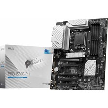 MB Pro B760-P Iı Soket 1700 Ddr5 7000(OC) Pcı-E,m.2 Usb3.2 Hdmı,dp 1x 2.5g Lan Atx