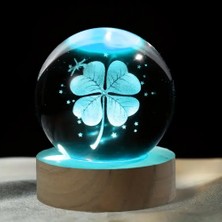 Katre46 Yonca Tasarımlı Renk Değiştiren Cam Küre