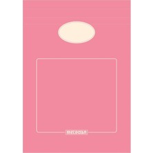A5 Karton Kapaklı Bloknot, Serisi, 80 Yaprak, Düz, Pembe
