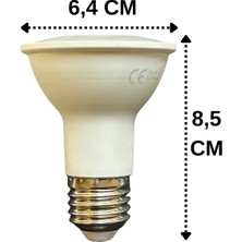 Avarson (1 Adet) Şavk 7W 6500K (Beyaz Işık) PAR20 E27 Duylu (Kalın Duy) LED Spot Ampul