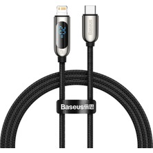 VENTO STORE Display Hızlı Şarj Kablosu Type-C To Ip 20W, 1m, Siyah