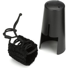 VENTO STORE Vandoren LC31P Klassik Ligatür ve Bb Klarnet Için Plastik Kapak, Siyah