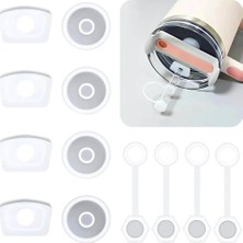 3’lü Beyaz Sızdırmaz Kapak Seti Quencher 40 Oz ve 30 Oz Termos Modelleri ile Uyumlu