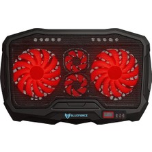 Blueforce Speeder Sx-15 4 Adet Fanlı 9"-17" Inç Ledli LCD Kontrol Panelli Standlı Notebook Laptop So