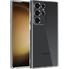 Vento Store Babilden Kamera Korumalı Şeffaf Silikon Kılıf (S23 Ultra)