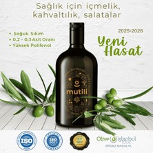 Mutili Erken Hasat Soğuk Sıkım Zeytinyağı 500 ml - Yeni Sezon Mut Zeytinyağı