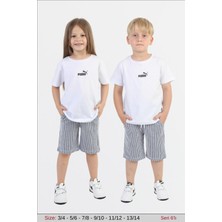 Mavi Boncuk Kids Çocuk Kaprili Takım