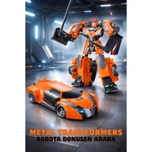 Trendzone Oyuncak Metal Gövdeli Robota Dönüşen Transformers Araba 20 cm