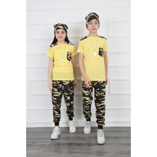 Mavi Boncuk Kids Çocuk Kamuflaj Takım 4 Lü