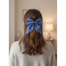 Toka Delisi Mavi Kadin Renkli Otomatik Fiyonk Toka El Yapımı