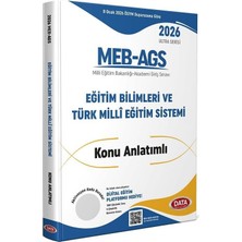 Data 2026 Meb-Ags Eğitim Bilimleri ve Türk Milli Eğitim Sistemi Konu Anlatımlı Ultra Serisi Data Yayınları