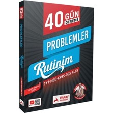 Paraf Tyt Msü Kpss Dgs Ales Problemler Rutinim 40 Günde Deneme Çözümlü - Selim Yüksel Paraf Yayınları