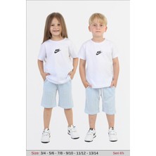 Mavi Boncuk Kids Çocuk Kaprili Takım