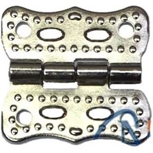 Karahanbey Papatya Menteşe - Küçük 20X20 Mm, Nikel, 1 Adet