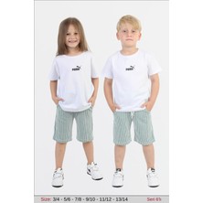 Mavi Boncuk Kids Çocuk Kaprili Takım