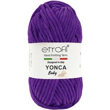 Etrofil Yonca Baby (5 Adet) 70610 Mor Renk El Örgü Ipliği