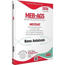 Data 2026 Meb-Ags Mevzuat Konu Anlatımlı Ultra Serisi Data Yayınları