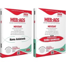 Data 2026 Meb-Ags Mevzuat Konu Anlatımlı + Soru Bankası 2 Li Set Ultra Serisi Data Yayınları