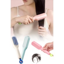 Privo Kolay Temizlenen Saç Fırçası | Kendinden Temizlemeli Pratik Saç Tarağı