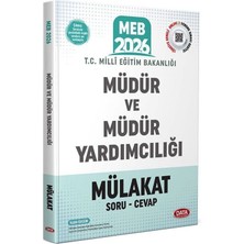 Data 2026 Gys Meb Müdür ve Yardımcılığı Mülakat Soru Cevap Kitabı Data Yayınları
