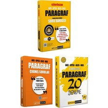 Anla Kazan Yayınları Pegem 2026 Kpss Meb-Ags Ales Dgs Paragraf Ezberbozan Soru Bankası + Çıkmış Sorular + 20 Deneme 3 Lü Set Pegem Akademi Yayınları