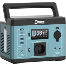 SanalAMCA Store OPS-300 300 Watt Power Station Taşınabilir Güç Kaynağı Istasyonu (Lityum Iyon)