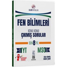 Alan Yayınları Yks Tyt Msü Fen Bilimleri Çıkmış Sorular Son 8 Yıl Konu Konu Alan Yayınları
