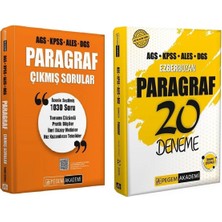 Anla Kazan Yayınları Pegem 2026 Kpss Meb-Ags Ales Dgs Paragraf Çıkmış Sorular + 20 Deneme 2 Li Set Pegem Akademi Yayınları