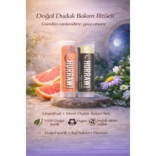 Hurraw 2’li Dudak Balm Seti – Günlük & Gece Bakımı | Vegan & Doğal