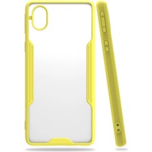 Magicool Samsung Galaxy A01 Core Kılıf Platin Silikon - Sarı