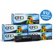 Ero Print HP 83A | HP LaserJet Pro MFP M225dw Muadil Toner - 5'li Avantaj Paket
