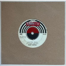 Şahinler Plak Huri Sapan Unutma Beni - Karanlık Gecelerde 45 Lik Plak (Orijinal Dönem Baskı)