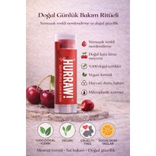 Hurraw Moon + Black Cherry Dudak Balm Seti 2’li Gece Onarıcı & Doğal Renkli Dudak Bakımı % 100 Doğal