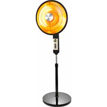 1200W Ayaklı Vantilatör Tipi Seramik Isıtıcı | Hızlı Isıtma, Güvenli Kullanım