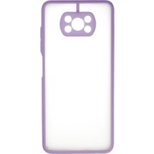 Magicool Xiaomi Pocophone X3 Kılıf Montreal Silikon Kapak - Mor