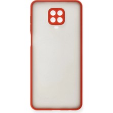 Magicool Xiaomi Redmi Note 9 Pro Kılıf Montreal Silikon Kapak - Kırmızı