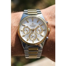 Reward Multifonksiyon Erkek Kol Saati | 45 mm Çelik Kasa, Mineral Cam, 5 Atm, Çift Renk