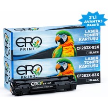 Ero Print HP 83X | HP LaserJet Pro M201n Muadil Toner - 2200 Sayfa - 2'li Avantaj Paket