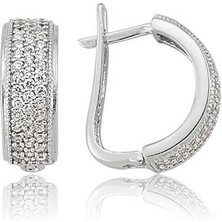 Katre46 925 Ayar Gümüş Tamtur Küpe