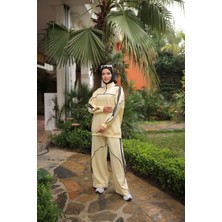 MİMİ LUXURY WEAR Kadın Şık Tesettür Eşofman Takımı Fermuarlı & Alt Üst Takım 497