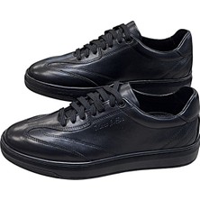KAFKASLAR AYAKKABI Hakiki Gerçek Deri Ipli Sneaker Model Düz Taban Ortopedik Casual Erkek Ayakkabı