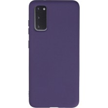Magicool Samsung Galaxy S20 Kılıf Nano Içi Kadife Silikon - Mor